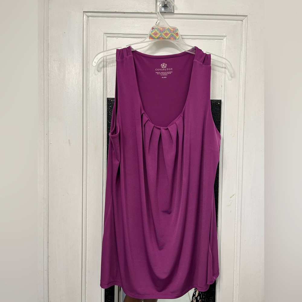 Worthington purple polyester tank size xl